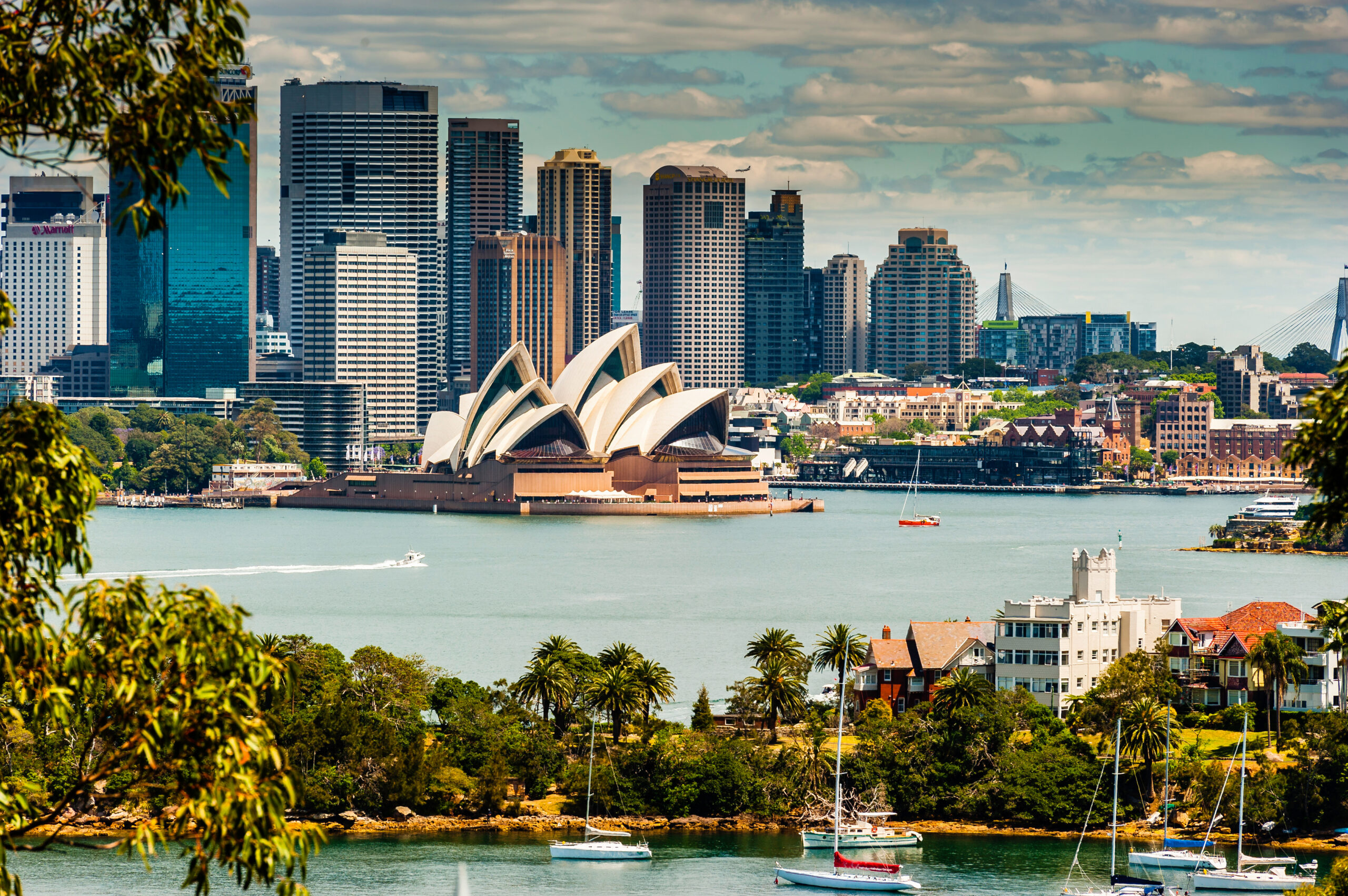 Sydney Skyline taken from Taronga Zoo New South Wales